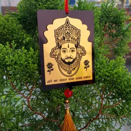 f-studio Khatu Shyam Car Hanging Accessories Haare ka Sahara Baba Shyaam Hamara Car Hanging Ornament-picture-25