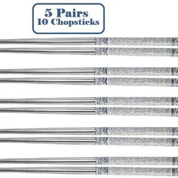 jantrex Cooking, Decorative, Eating, Training Stainless Steel Chinese, Japanese, Korean, Vietnamese Chopstick-picture-34