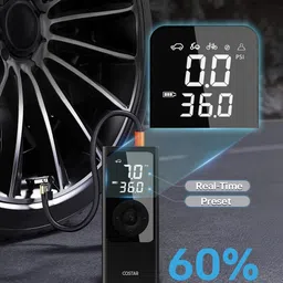 fludder 150 psi Tyre Air Pump for Car & Bike image 4