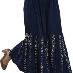 mixfit Pack of 2 Women Flared Multicolor Viscose Rayon Trousers image 5