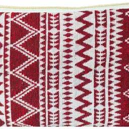 crop moon Women Red Cosmetic Bag image 2