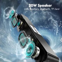 BVEXO High Sound Quality tv Sound Bar with detachable subwoofer SoundBar surround 20 W Bluetooth Speaker-picture-18