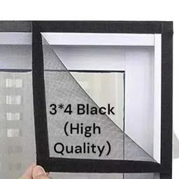 LKG 3*4 BLACK WIN NET Polyester Washable Adults Mosquito Net-image-5