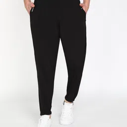 prowl by tiger shroff Women Solid Black Track Pants-picture-11
