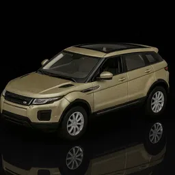 kamal enterprises RANGE ROVER EVOQUE DIE-CAST 1:32 METAL CAR image 4
