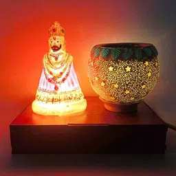 maginato Khatu shyam ji camphor and table lamp aj@10 Table Lamp-picture-31