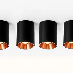 hybrix LED (12W) Rose Gold Indoor/Outdoor Surface Drum/Cylinder Light, Natural White, 4 Downlighter Ceiling Light Ceiling Lamp-picture-15