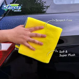 softspun Microfiber Vehicle Washing Cloth image 4