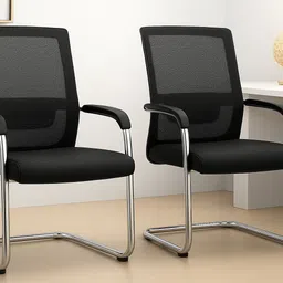 oakaura Office Chair, Studing & Gaming Chair, Home Desk Chair, Library & Reception Chair Mesh Office Arm Chair-picture-12