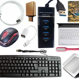 ANJO Keyboard-LED Mouse-Pad-3.0 USB Hub-Cleaner-OTG Micro&C-Ext Cable 1.5m-LED-Skin Combo Set-image-14