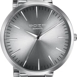 sonata Poze Analog Watch - For Men SP70026SM01W image 3