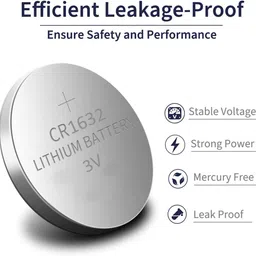 any kart CR1632 Cell Long-Lasting Power Coin 3V Lithium Coin batteryBattery image 2