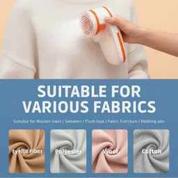 adbee Corded Electric Lint Remover & Fabric Shaver | Safe for Wool, Sweaters & Blanket Lint Roller image 3