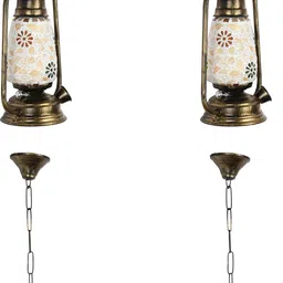 somil Antique Pendent Light/ Hanging Lamp Of Lantern Design Pendant Lamp Ceiling Lamp image 2
