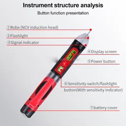 uptodatetools WINTACT WT3010 Digital Voltage Tester image 4