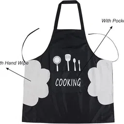 pqri Velvet, Polyester, PVC Chef's Apron - Free Size image 5