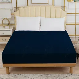 dream care Fitted Single Size Stretchable, Waterproof Mattress Cover image 2