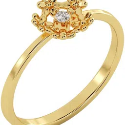 avsar AVR1101YA 18kt Diamond Yellow Gold ring image 2