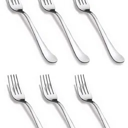 indian cloud Fork Spoon fruits / noodles Spoons pack of 6 Stainless Steel Salad Spoon Set-picture-17