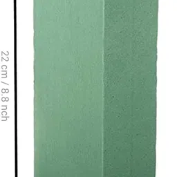 balgopal creations Floral Foam Brick for Artificial Flower Basket Wedding Bouquet (16Pc, 10x8x22cm) image 2