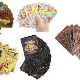 crazybuy 55 Gold, 55 Black, 55 Silver, 55 Rainbow & 55 Rose Gold Cards Box (Set Of 5) image 2