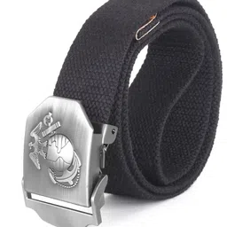 roadster Men Casual, Formal, Party, Evening Black Canvas Belt-picture-38