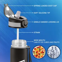 milton Bottle(Never Give Up) with 1000 ml Bottle image 2