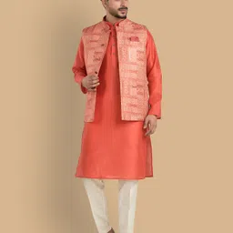 trends of ethnic Geometric Print Men Waistcoat image 4