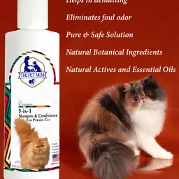 the pet mom 5 in 1 Shampoo & Conditioner for Persian Cat | Help in Deep Cleans, Refreshing, Conditioning Fresh Fragrance, Anti Itching, Anti Fungal, Bad Odor - All Cat Breed, Cat Shampoo image 5