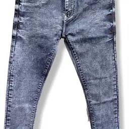 jugnu denims Men Regular Mid Rise Dark Grey Jeans image 1