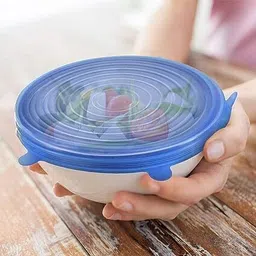 aric Silicone Stretch Lids Set Of 12 Elastic Reusable Microwave Food Covers 1.5 inch Lid image 3