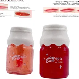 Enhances your lips and gives them a fresh new look with lip gloss(2 PCS)-image-16