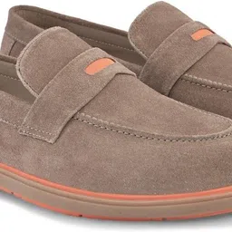 san frissco Men Chiku Leather Suede Slip On Casual Partywear Moccasins Loafers Shoes Loafers For Men image 4