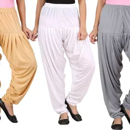 just try fashion Solid Viscose Women Harem Pants-picture-17
