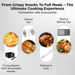 havells Avanza Family Capacity 14 PreSet Functions Sensor Control Cool Touch Handle Air Fryer image 4