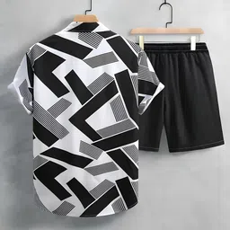 manamrut Shirt Regular Shorts Co-ords Set image 3