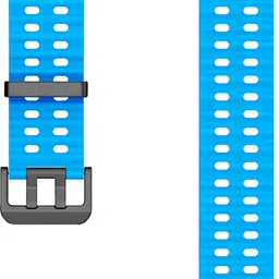 ACM WSM40B20LBL1085 Watch Strap Silicone Sports 20mm for Garmin Vivomove Hr Smartwatch Light Blue Smart Watch Strap image 3