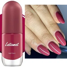latixmat Ultra-Glossy Shine, Long-Lasting & Chip-Resistant Light Pink Nail Paint Light Pink-picture-43