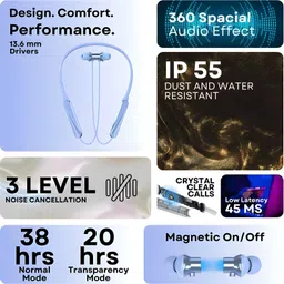 red wired Bluetooth Headphone - 100Hours Playtime Wireless Neckband headphones Earphone-4 Bluetooth Gaming Headset image 4