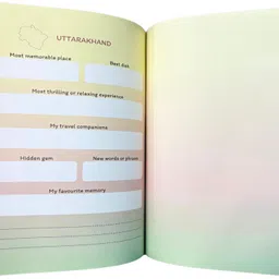 the write way India Travel Journal B5 Journal Un-ruled 160 Pages image 3
