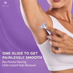 azah Disposable Body Shaving Razor For Women|Quick And Painless Body Hair Removal For, Women image 2