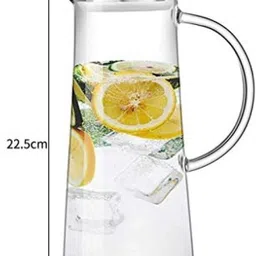 red-rubby 1.3 L Borosilicate Glass Water Jug image 2