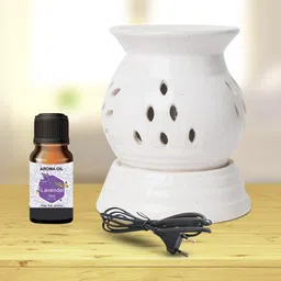 PEEPRESION Electric Round Oil Diffuser With 1 Levender Aroma Oil (10ml Each) Night Lamp | Home, Office, Spa, Bedroom, Club, Temple, Pub Bar, Gym Diffuser-picture-17