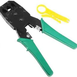 atekt High Quality Multifunction 3 in 1 Modular Crimping Tool Cable Wire Cutter Stripper Plier for Cat5 Cat5e RJ45 RJ1 Telephone Electric Wire Ethernet Network LAN ADSL Manual Crimper Manual Crimper pack of 1 oubao tool Manual Crimper image 3