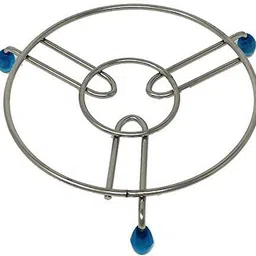 quistal Stainless Steel Multipurpose Hotmat/Hotplate/Hot Utensil Stand, Small Chrome Trivet image 3