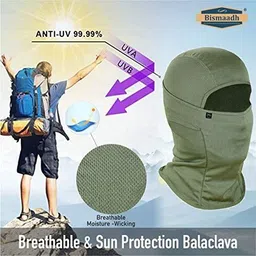 bismaadh Green Bike Face Mask for Men & Women image 2