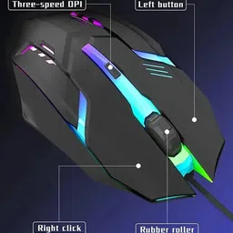 ENTWINO 4 in 1 Gaming Combo, RGB Keyboard, Mouse & Headphone Set, Free Mousepad Combo Set image 2