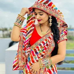 houseofcommon Striped Bollywood Georgette Saree-picture-22