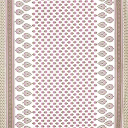 hntraders 144 TC Cotton Single Jaipuri Prints Flat Bedsheet image 3