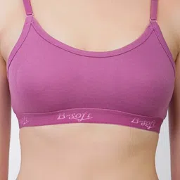 b-soft Pack of 3 Women Sports Non Padded Bra image 5